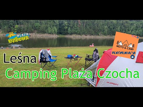 (4K) Mikro-wyprawa motocyklowa na Camping Plaża Czocha w Leśnej