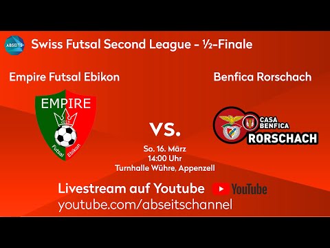 Empire Futsal Ebikon vs. Benfica Rorschach | Swiss Futsal Second League - 1/2-Finale | 16.03.2025