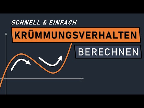 Krümmungsverhalten bestimmen - einfach & schnell erklärt! Linkskrümmung, Rechtskrümmung