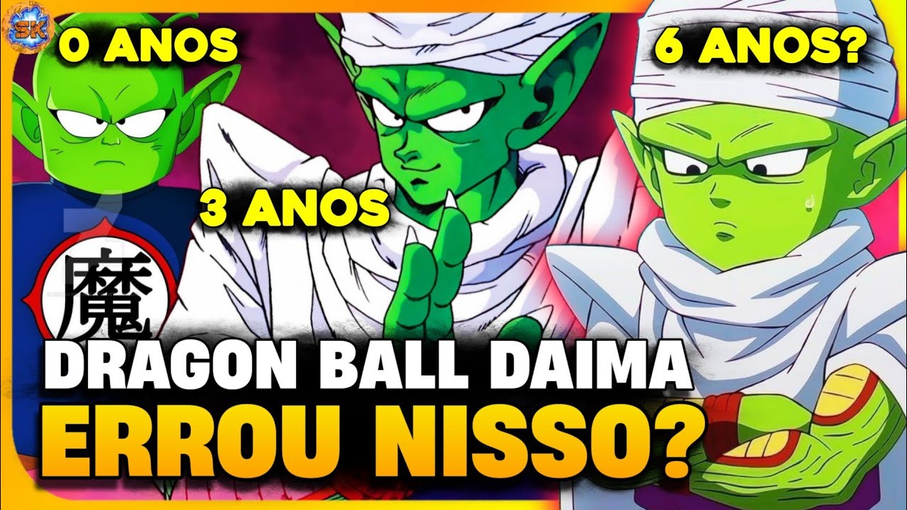 PICCOLO [NÃO] DEVERIA VIRAR CRIANÇA EM DRAGON BALL DAIMA?