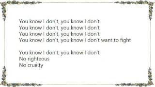 Howard Jones - Don&#39;t Want to Fight Anymore Lyrics