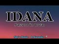 IDANA - Jayson in town (lyrics)