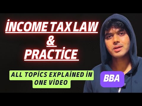 Income Tax Law and Practice For BBA 3rd Semester Important Questions