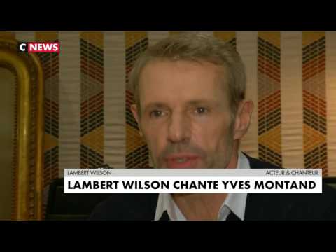 Lambert Wilson chante Montand en live