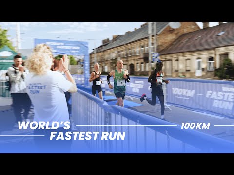The World's Fastest Run Powered by Nord Security: Aleksandr Sorokin breaks world record for 100 km