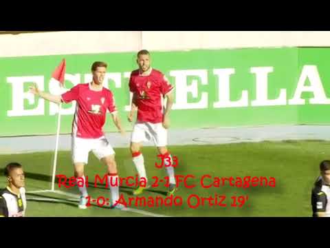 TODOS LOS GOLES | REAL MURCIA | 2017-2018 | 2ª DIVISIÓN B + PLAY OFFS