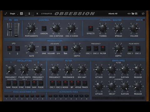 Synapse Audio | Obsession | Presets Preview