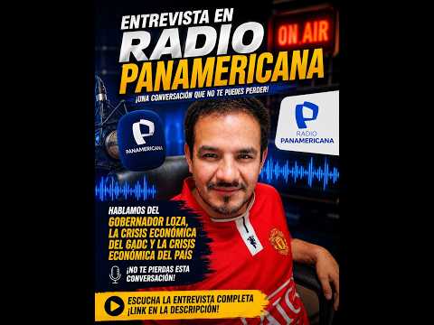 Entrevista Miguel Angel Coca - Radio Panamericana