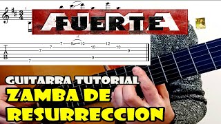 Como tocar ZAMBA DE RESURRECCIÓN - ALMAFUERTE - GUITARRA TUTORIAL