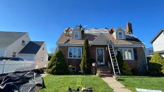 Watch video: Roof Replacement- New Hyde Park, NY