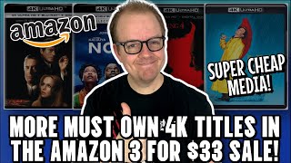 Super CHEAP Physical Media! | More 4K Recommendations In The Amazon 3 For $33 SALE!