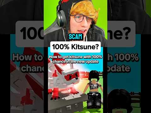 "100% Kitsune Chance in Grow a Garden" 🙄