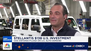 Stellantis CEO Antonio Filosa on $13B U.S. investment: Largest single investment in company history