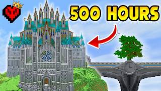 I Spent 450 Hours in Hardcore Minecraft to Create My Best Build EVER