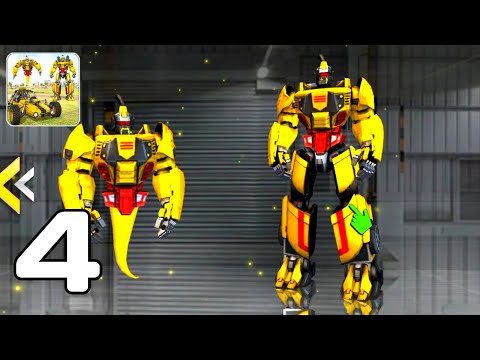 Flying Ghost Robot Car Game: Transforming Robot Games - Part 4 (Android GamePlay Walkthrough)