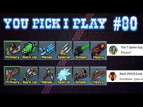 You Pick,I Play! #80 - Pixel Gun 3D (Can we get 400 likes?)