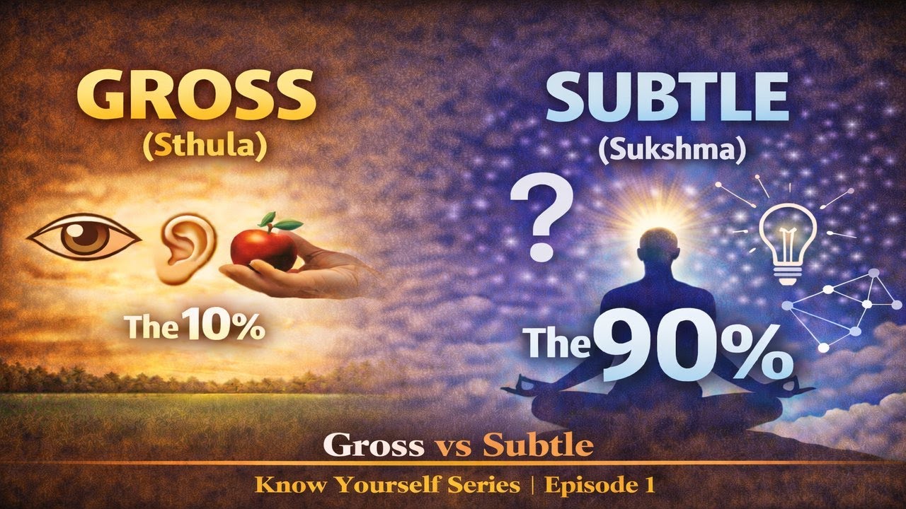 Know Yourself Series - 1: Understanding Gross (Stula) and Subtle (Sukshma)