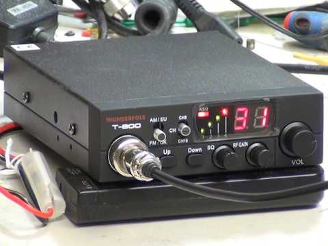 Thunderpole T800 (CE Multi-norm CB radio (mobile) - On the air test