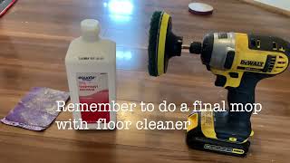 The Easiest way to remove paint off wood floor