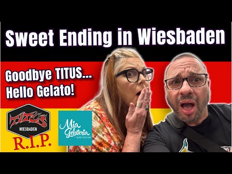 Wiesbaden Germany Walking Tour 🇩🇪 | Titus Skateshop Closing + Gelato at Mia Gelateria