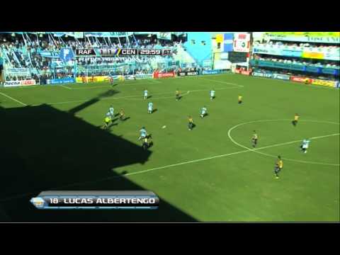 Gol de Albertengo. Rafaela 1 Central 1. Fecha 14. Torneo Final 2014. Fútbol Para Todos