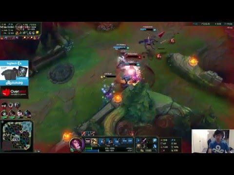 154 C9 Rush TOP Fiora vs Malphite NA Solo Queue