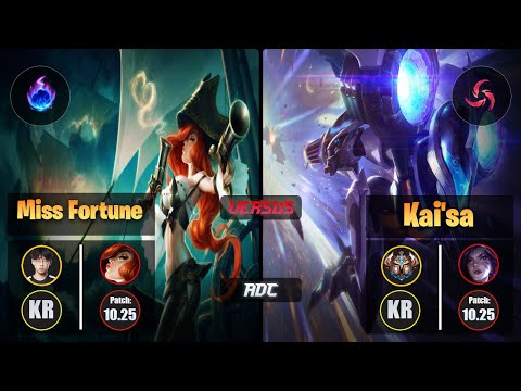 Zenit MISS FORTUNE (ADC) [Arcane Comet] VS KAI'SA - Challenger KR Patch 10.25