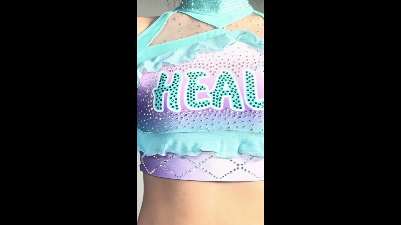 ✨ Spangle Cheer Uniforms 2025 by HealyCheer 💎 | Shine On Stage! #cheeruniform #sparkle