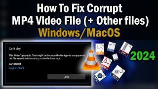 Download the video "How to Fix Corrupt Video Files on Windows/Mac | Repair MP4 Files | 2024"