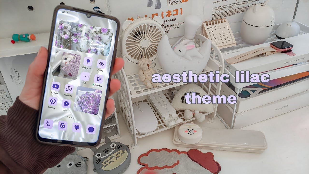 how to make your phone aesthetic 🌷 Android Customization 🌸 Realme c53