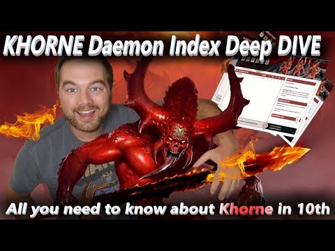 Warhammer 40k KHORNE Daemons What you need to know!