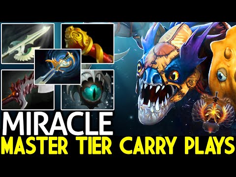 MIRACLE [Slark] Master Tier Carry Beautiful Plays Dota 2