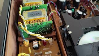 SONY X505ES Superb CD player, golden age of Sony ES, batttleship build