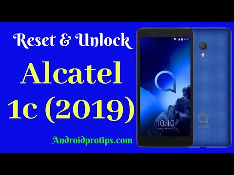 How to Reset & Unlock Alcatel 1c 2019