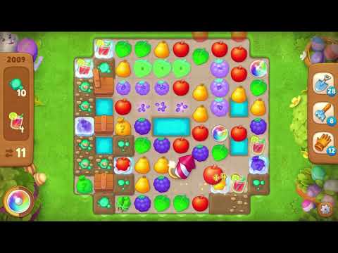 Gardenscapes Level 2009 With No Boosters - Hard Level