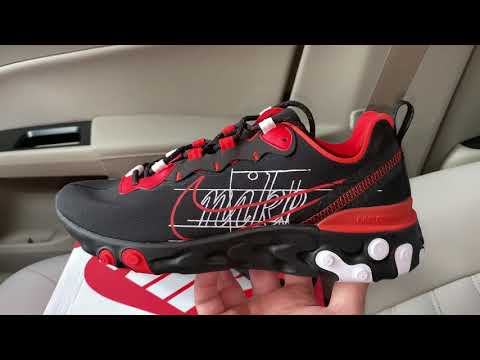 Nike React Element 55 Script Swoosh sneaker
