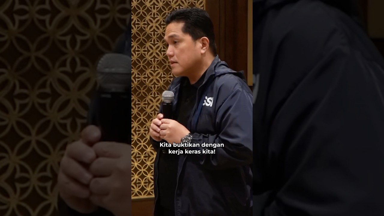 MELEPAS TIMNAS U20 UNTUK BERJUANG DI PIALA ASIA U20 2025 DI CHINA #pssi #timnas #erickthohir