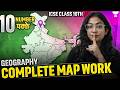 ICSE Class 10 Geography Complete MAP WORK In One Shot Don T Lose 10 Marks ️ Supriya Ma Am