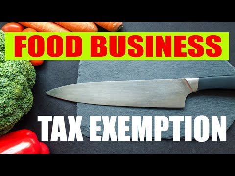Sales Tax Exemption for Food Businesses [ Food Truck Exemption] Selling food online