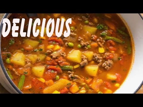 BEST Mexican Stew - hamburger stew - picadillo -...