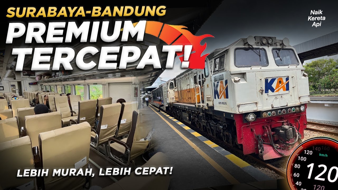 SURABAYA - BANDUNG MENDING NAIK INI‼️ Naik KA Harina Pagi Ekonomi #1