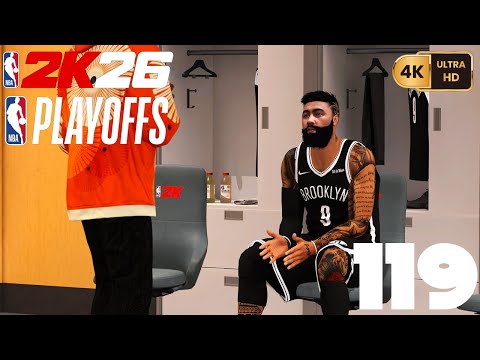 NBA 2K26 =My Career= [PC] (4K) EP119 {Playoffs: East Semis} Game4 {Nets @ Hawks}