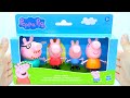 Unboxing Peppa Pig Character Set ASMR Review Toys
