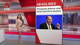 China sanctions Philippine defense chief over South China Sea remarks amid territorial dispute