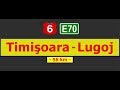 DN 6 E 70 Timişoara Lugoj June 9 2017
