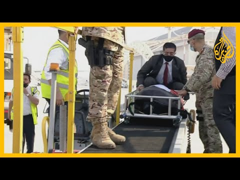 شاهد لحظة وصول جثمان أمير الكويت الراحل الشيخ صباح الأحمد الصباح إلى المطار