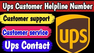 How to contact Ups customer support and how to contact ups customer support helpline number