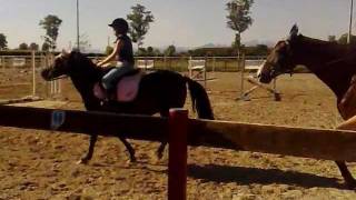 preview picture of video 'Miky & Alice a cavallo 10 agosto 2011'