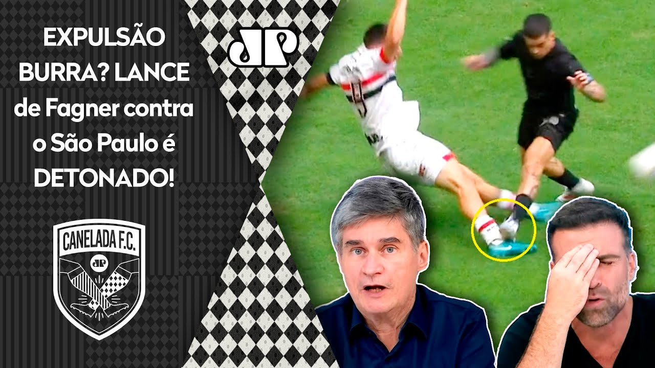"É BURRO! Cara, é SURREAL como o Fagner..." EXPULSÃO e PÊNALTI em São Paulo x Corinthians REVOLTAM!