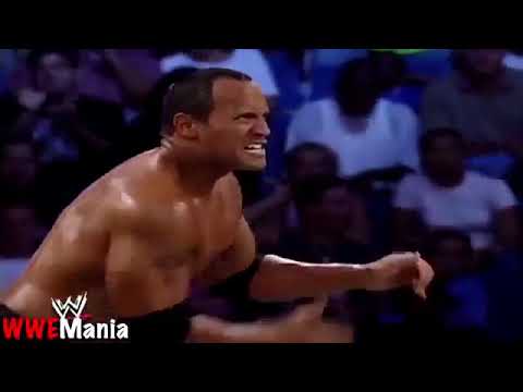 WWE The Rock vs Brock Lesnar   The Rock and Edge vs Eddie Guerrero and Chris Benoit Full Match360p